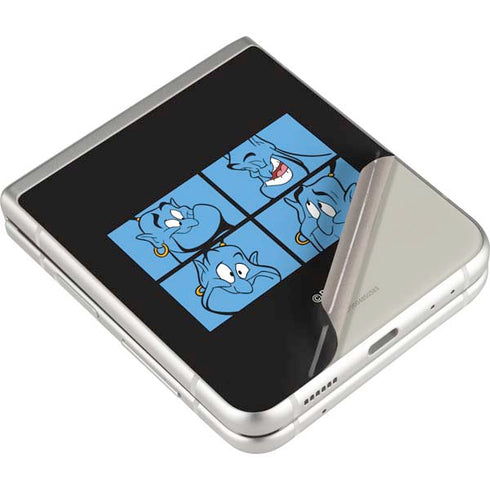 Disney Aladdin Genie Faces Grid Galaxy Z Flip3 5G Skin